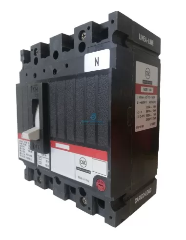 GE Power/CGE TEDG4100 TED G Schalter 4 Pole 100a 10ka